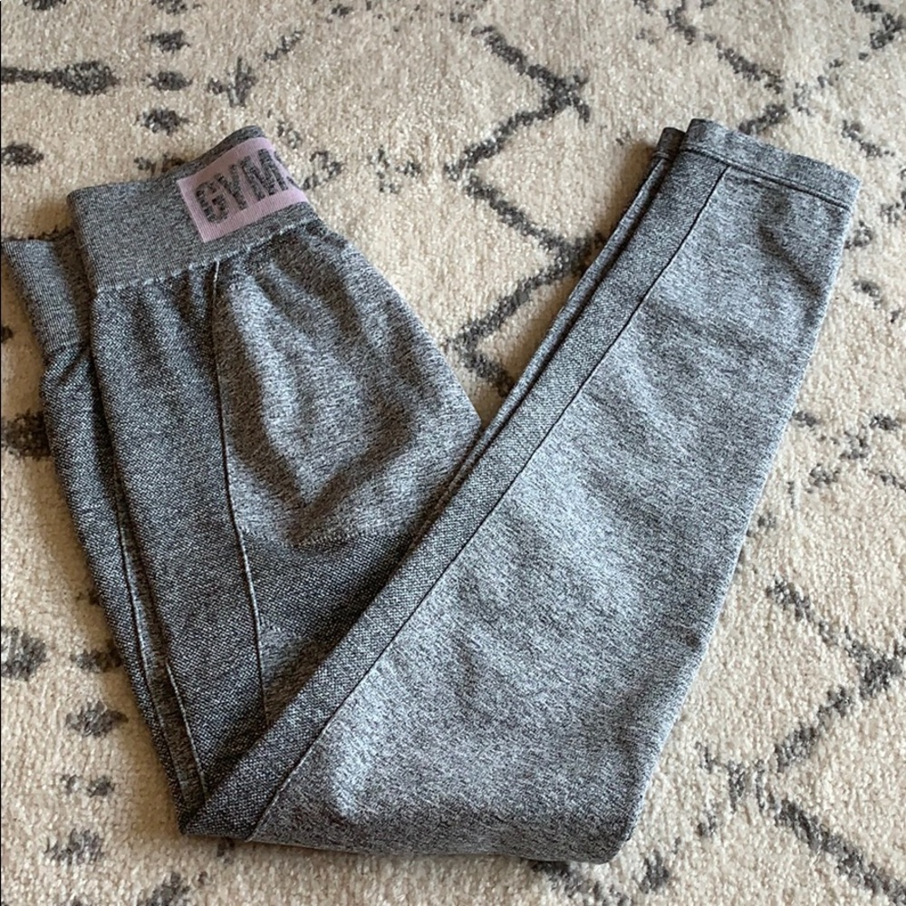 Grey Gym Shark High wastes flex leggings